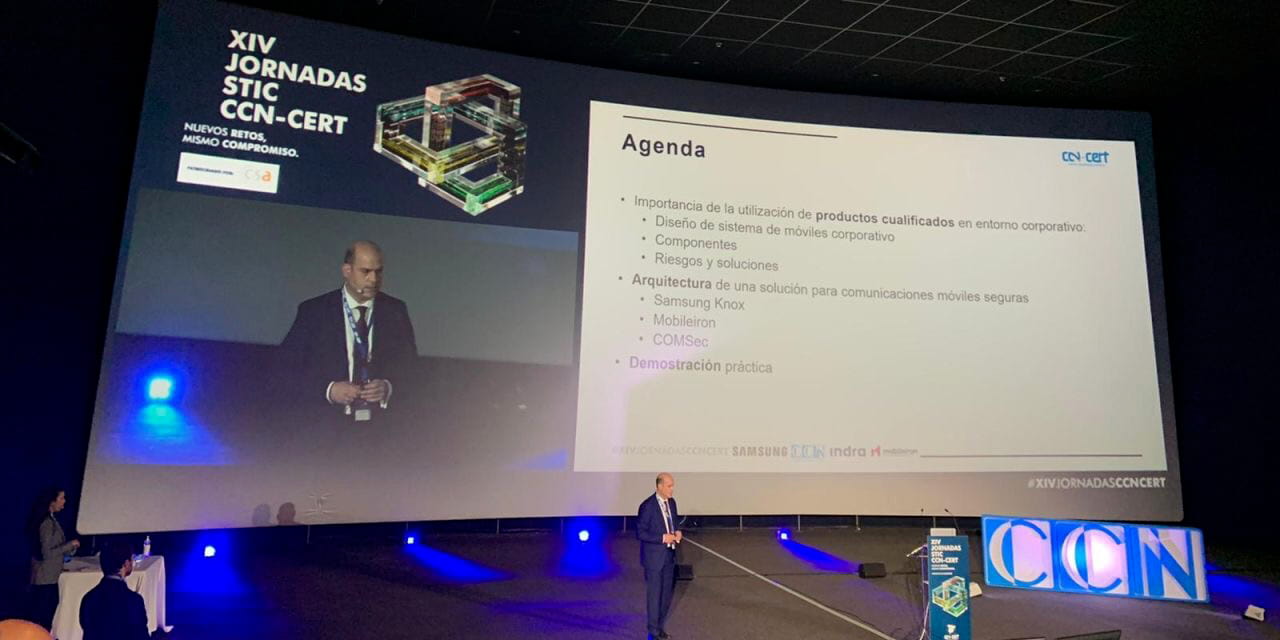 Soluciones de Seguridad en Dispositivos Móviles en las Jornadas STIC del CCN